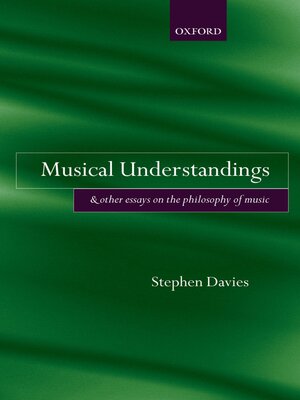 cover image of Musical Understandings